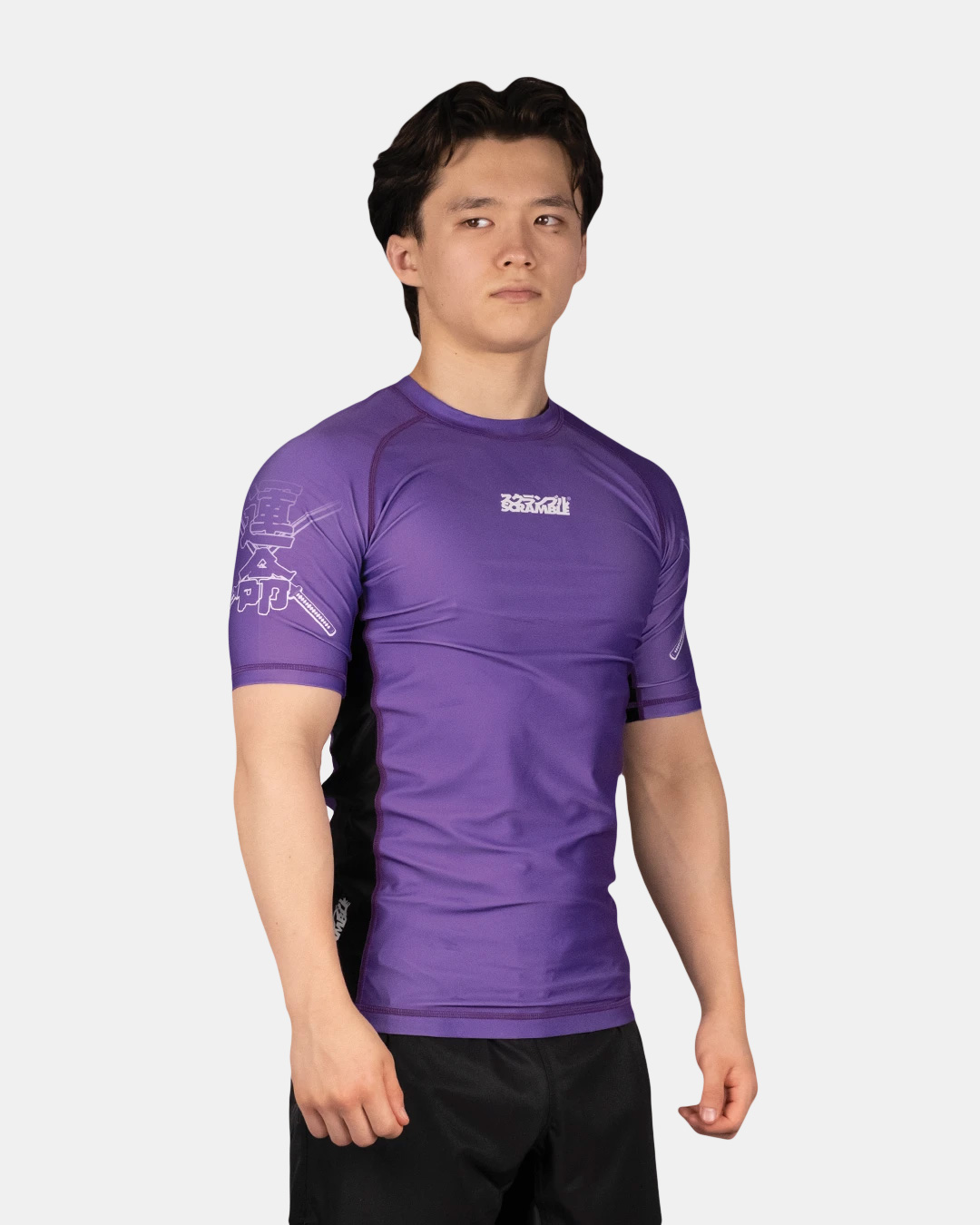 스크램블 페이트 탄토 랭크 래쉬가드 - 퍼플