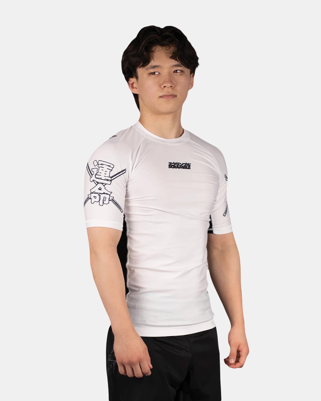 스크램블 페이트 탄토 랭크 래쉬가드 - 화이트