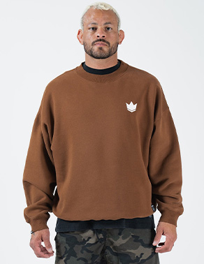 킹즈 코어 V2 크루넥 - 브라운